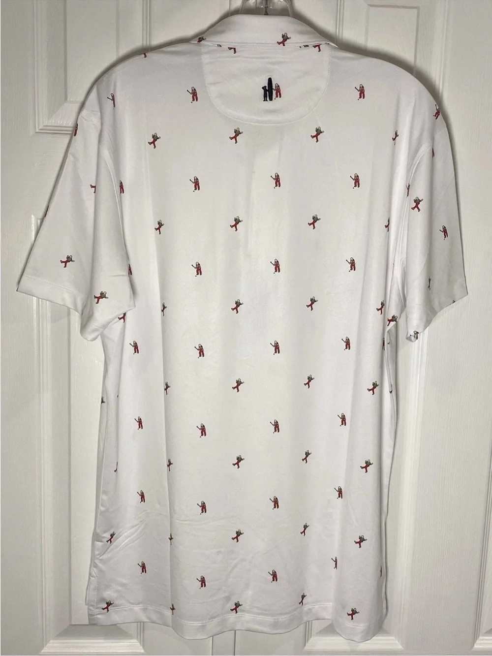 NWT DANCIN Johnnie-O Featherweight Performance White Polo Size Medium - Picture 9 of 10
